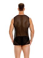 Tanktop für Herren, Stricknetz